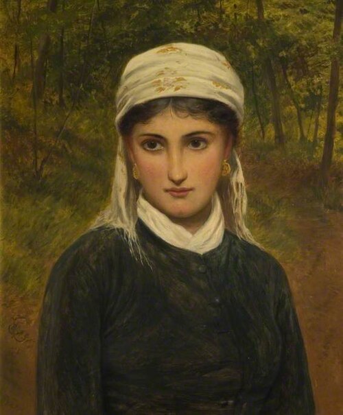 An Italian Lady, 1882, Charles Sillem Lidderdale