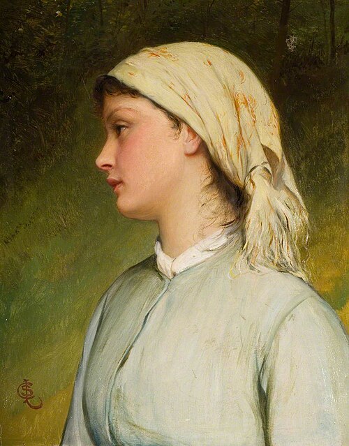 Portrait Study, , Charles Sillem Lidderdale