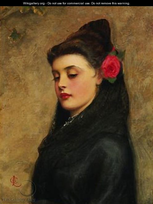 A Spanish Girl, 1850, Charles Sillem Lidderdale