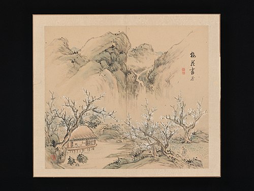 Landscapes of the Four Seasons, 1833, Takaku Aigai