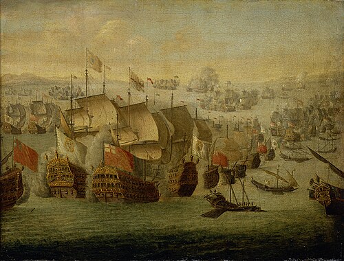 The Battle of Malaga, 13 August 1704, 1704, Isaac Sailmaker