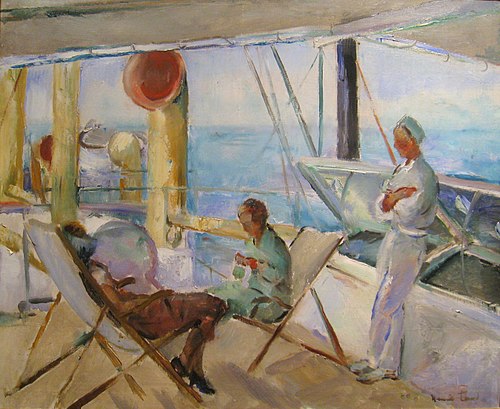 In the trade winds, 1933, Henrik Louis Lund