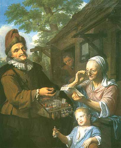 Itinerant vendor, 1720, Krzysztof Lubieniecki