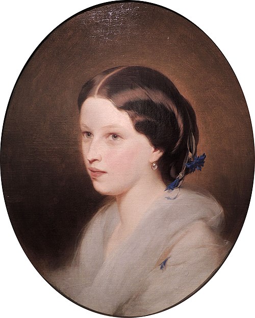 Portrait of Maria Pushkina, 1849, Ivan Makarov