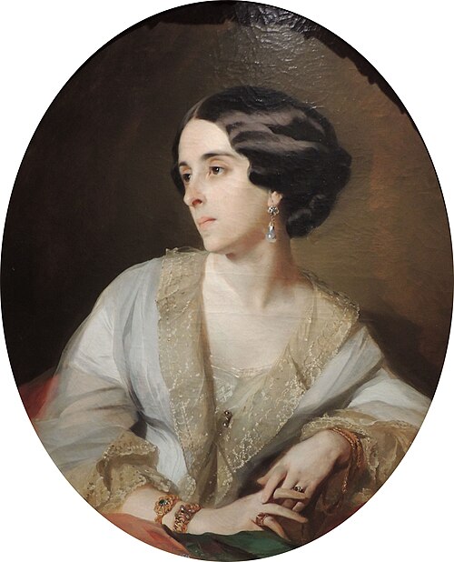 Olga Pavlovna Stahovich, 1860, Ivan Makarov