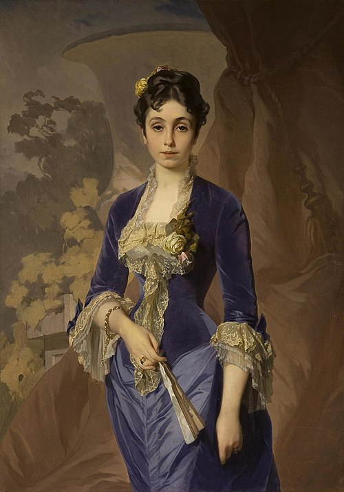 Portrait of Maria Rayevskaya, 1879, Ivan Makarov