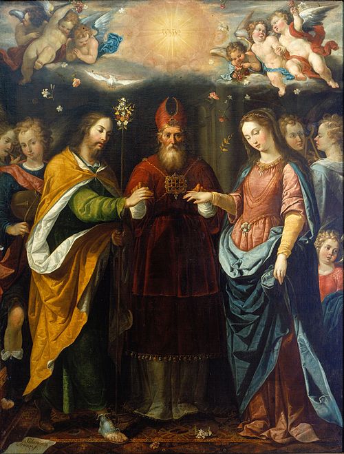 The Betrothal of the Virgin, , Sebastián López de Arteaga