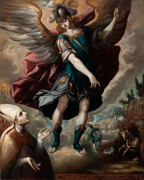 Saint Michael and the Bull, 1650, Sebastián López de Arteaga