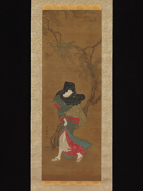Beauty in Summer Breeze, 1775, Torii Kiyonaga
