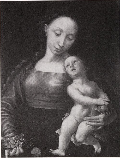 Maria met kind, 1552, Jan Sanders van Hemessen