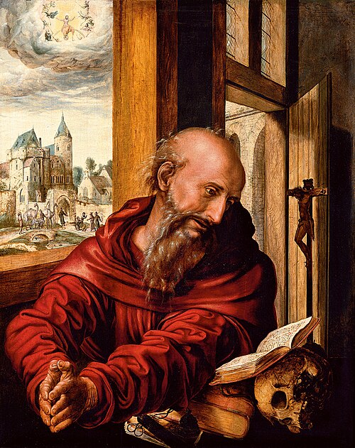 Saint Jerome, 1550, Jan Sanders van Hemessen