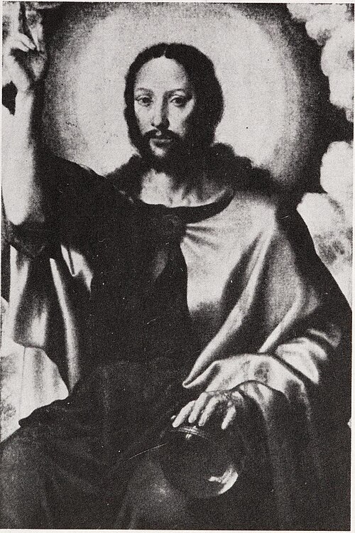 Christ as Salvator Mundi, 1539, Jan Sanders van Hemessen
