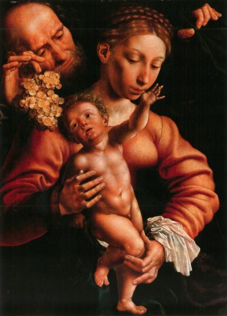 De H. Familie, 1549, Jan Sanders van Hemessen
