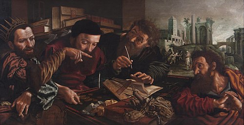 The parable of the unmerciful servant (Matthew 18:23-35), 1556, Jan Sanders van Hemessen