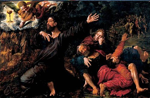 Christ on the Mount of Olives, 1554, Jan Sanders van Hemessen