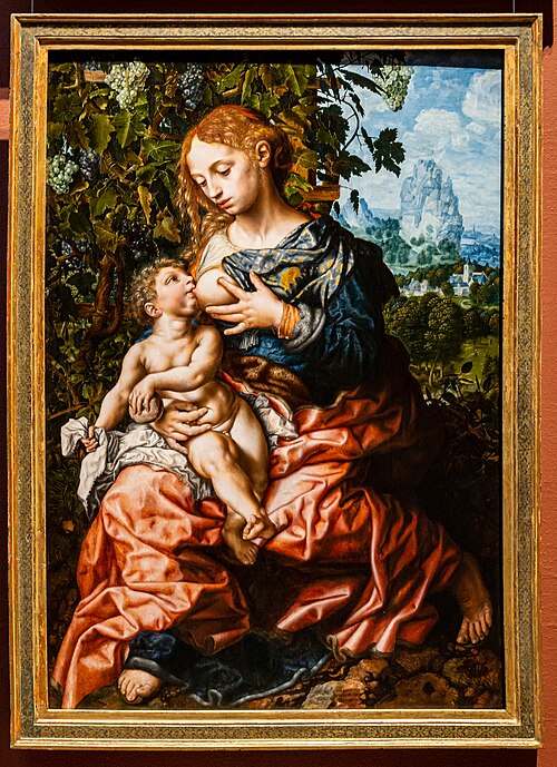 Madonna of Humility, 1544, Jan Sanders van Hemessen