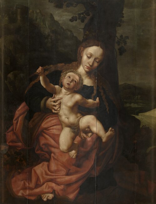 Vierge à l'Enfant, 1574, Jan Sanders van Hemessen