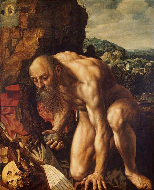 Saint Jérôme, 1543, Jan Sanders van Hemessen