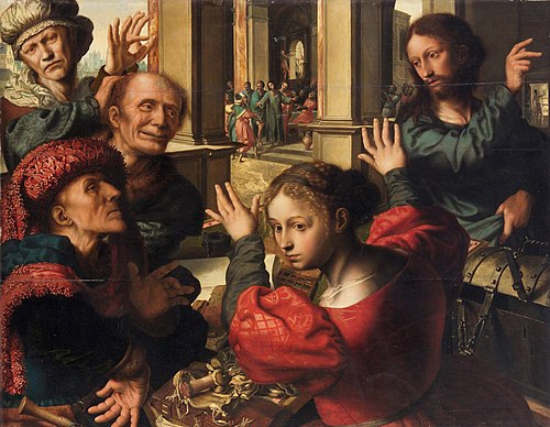 The Calling of Saint Matthew, 1539, Jan Sanders van Hemessen