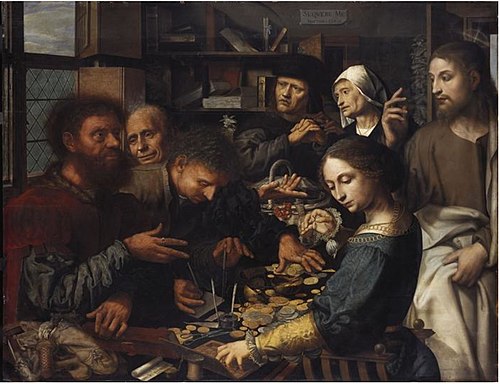 The Calling of Saint Matthew, 1536, Jan Sanders van Hemessen