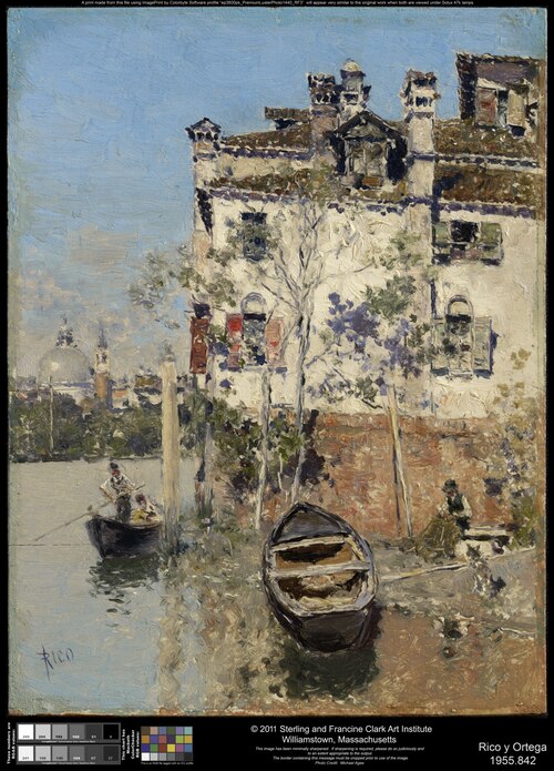 Venice, House on the Canal, 1900, Martín Rico