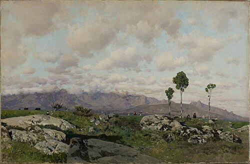 Mountainous Landscape (Sierra de Guadarrama), 1870, Martín Rico