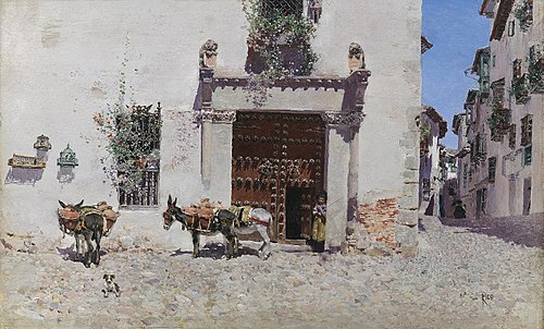 Doorway of a House in Toledo, 1875, Martín Rico