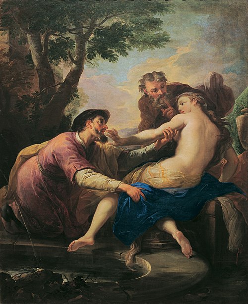 Susanna und die beiden Alten, 1709, Martino Altomonte