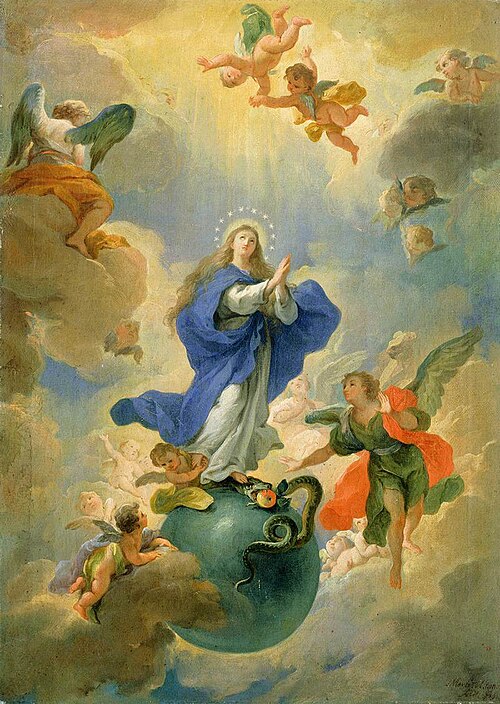 The immaculate conception, 1719, Martino Altomonte