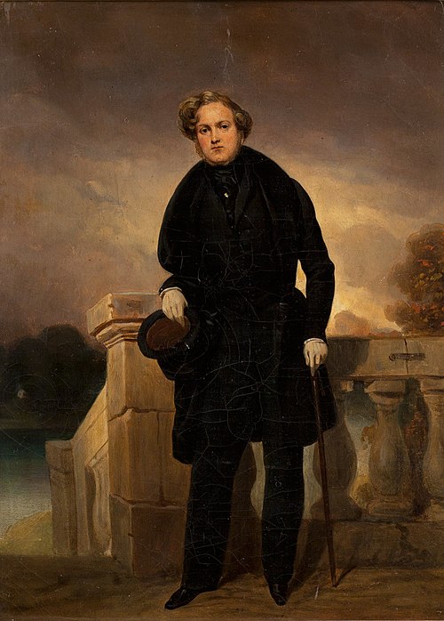 Portrait du comte Charles de Mornay, 1831, Pierre-Joseph Dedreux-Dorcy