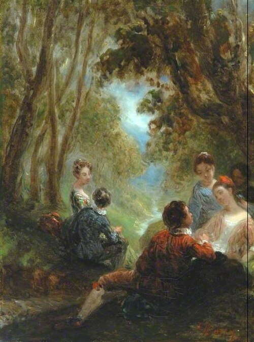 A Fête Champêtre, , Pierre-Joseph Dedreux-Dorcy