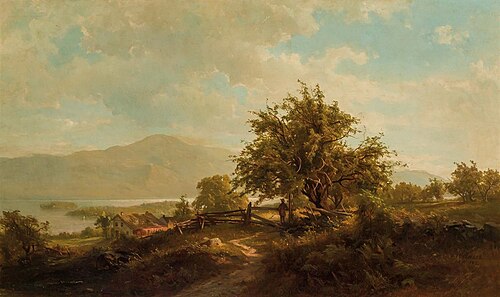 House at the Lake, 1888, Hermann Fuechsel