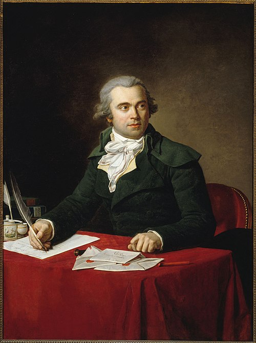 Portrait de Jules-François Paré, président du tribunal du IVe arrondissement, ministre de l'Intérieu, 1795, Jean-Louis Laneuville