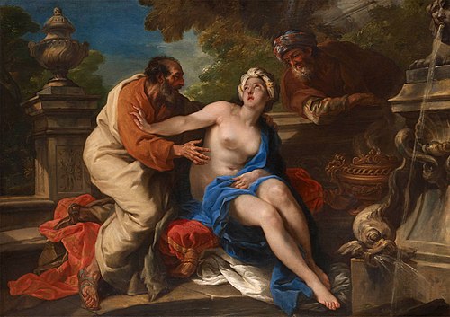 Susannah and the Elders, , Pier Leone Ghezzi