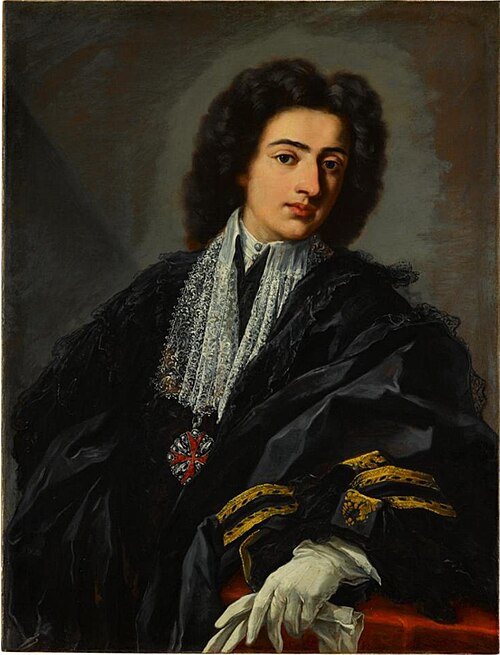 Portrait of Carlo Albani, 1st Prince of Soriano nel Cimino, 1708, Pier Leone Ghezzi