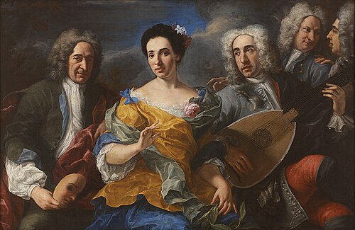 A Musical Group, 1730, Pier Leone Ghezzi