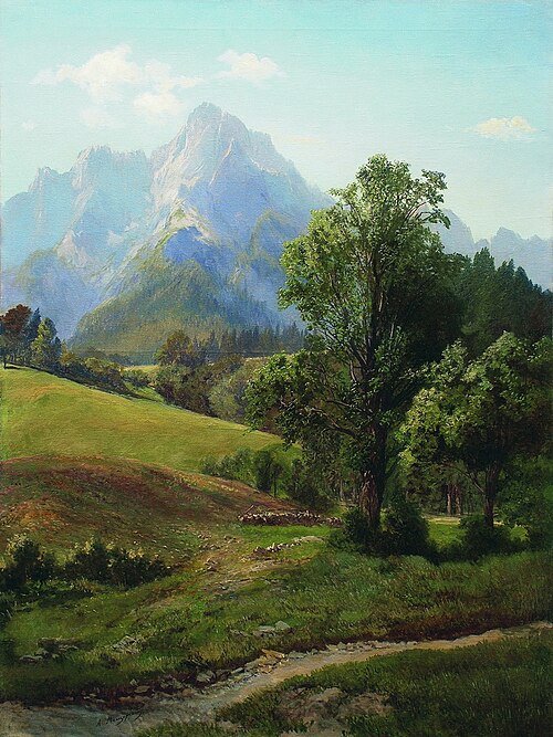 Alpine Landscape, , Arseny Meshchersky