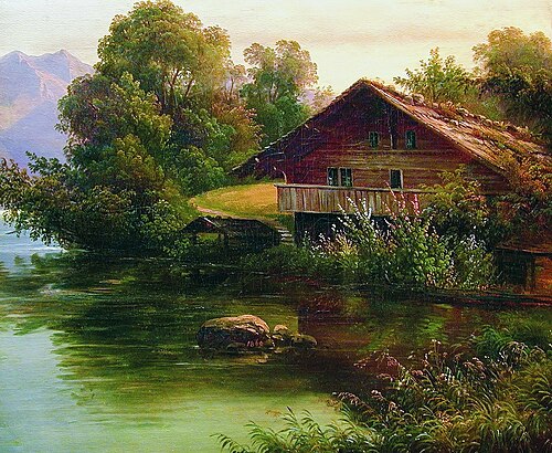 At the Water's Edge, 1860, Arseny Meshchersky