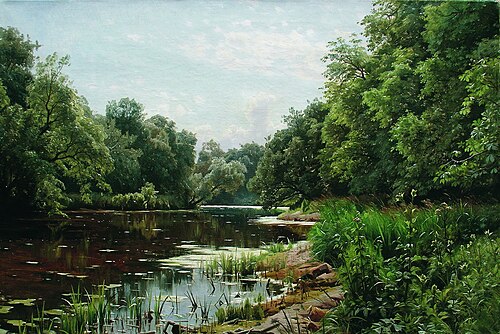 An Overgrown Pond, 1893, Arseny Meshchersky