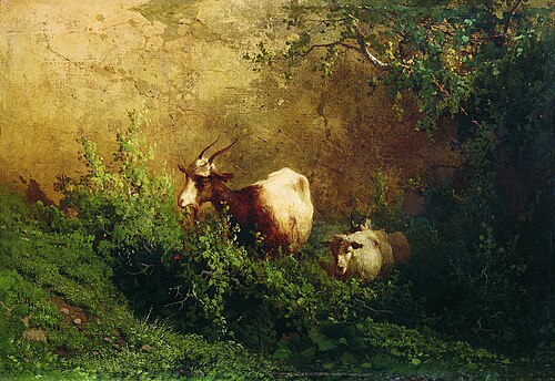 Landscape with Goats, 1868, Arseny Meshchersky
