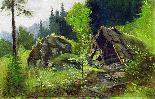 Hut in the Woods, , Arseny Meshchersky
