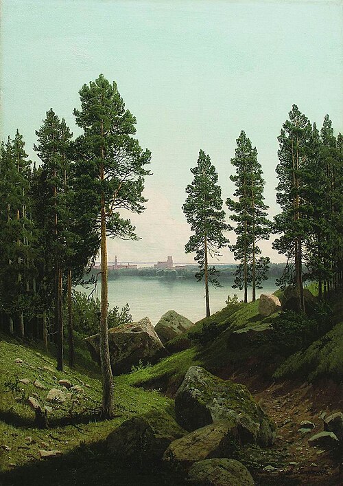 Landscape with a Lake, , Arseny Meshchersky