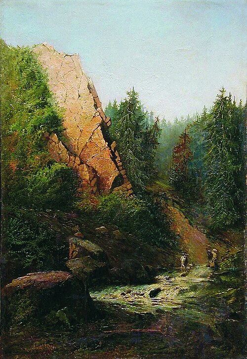 Mountain Stream (2), 1871, Arseny Meshchersky