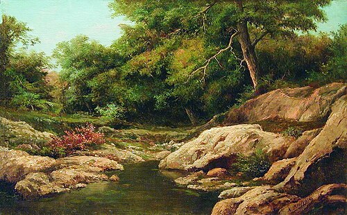 Mountain Stream (3), 1865, Arseny Meshchersky