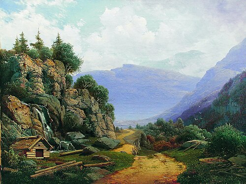 Mountain Landscape, , Arseny Meshchersky