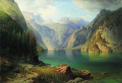 Mountain Lake (2), 1865, Arseny Meshchersky