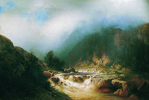 River in Switzerland, , Arseny Meshchersky