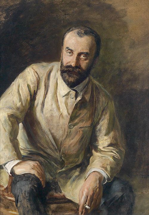 Portrait of Carl Moll, 1905, Ludwig Michalek