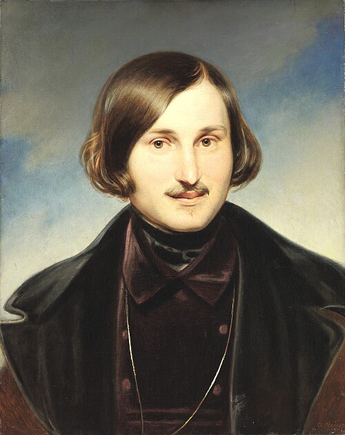 Portrait of Nikolai Gogol, 1841, Fedor Moller