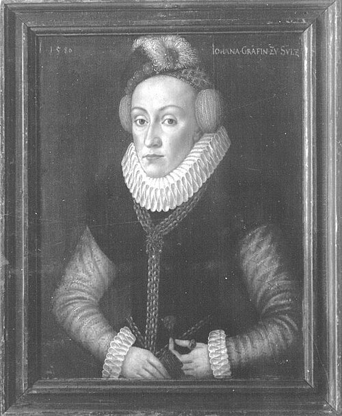 Bildnis der Johanna von Sulz, 1580, Hans Schöpfer (II)